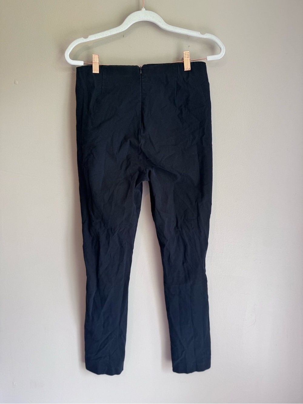Rag & Bone Simone Equestrian Slim Ankle Pants Black Ponte 4 $295 - Picture 6 of 11